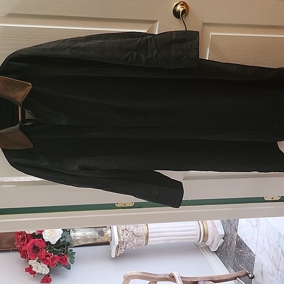 Misty Harbor Original Mens removable lining  &  Leather collar 46 R Trench Coat - Picture 2 of 6